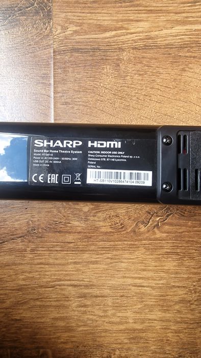 Soundbar sharp ht-sb110 brak pilota
