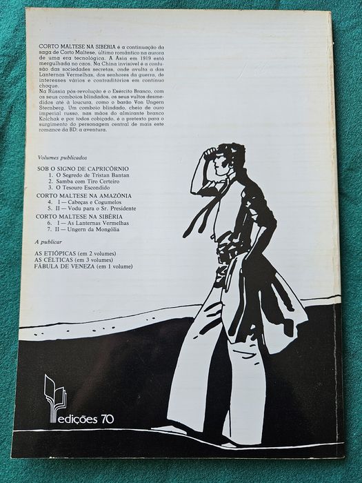 Hugo Pratt . Edições 70 - Corto Maltese na Siberia 2 volumes