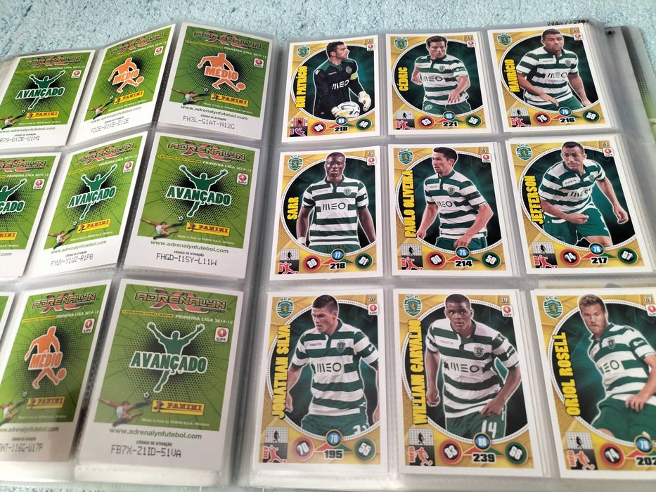 Adrenalyn 2014_2015 a faltarem 12 cards