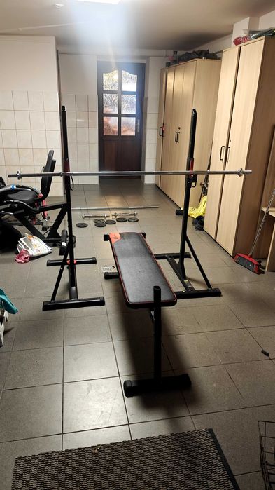 Ławka DOMYOS + gryf + obciążenie