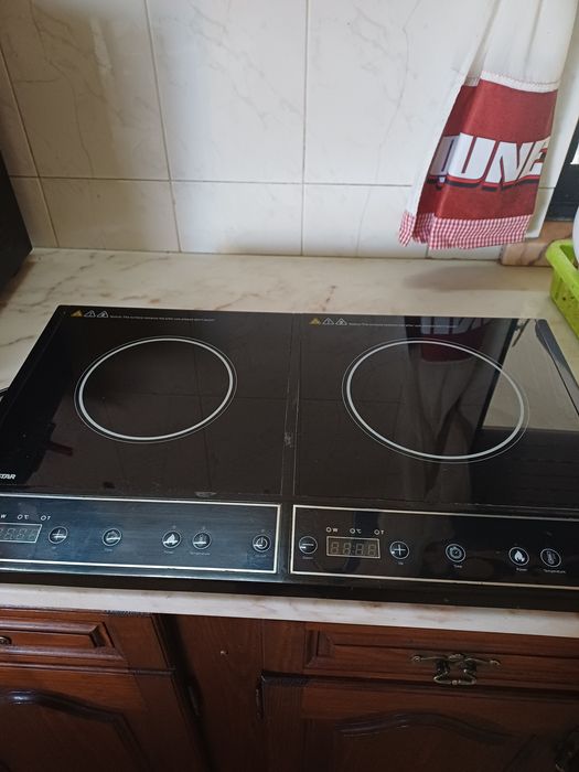Placa indução com 2 bicos