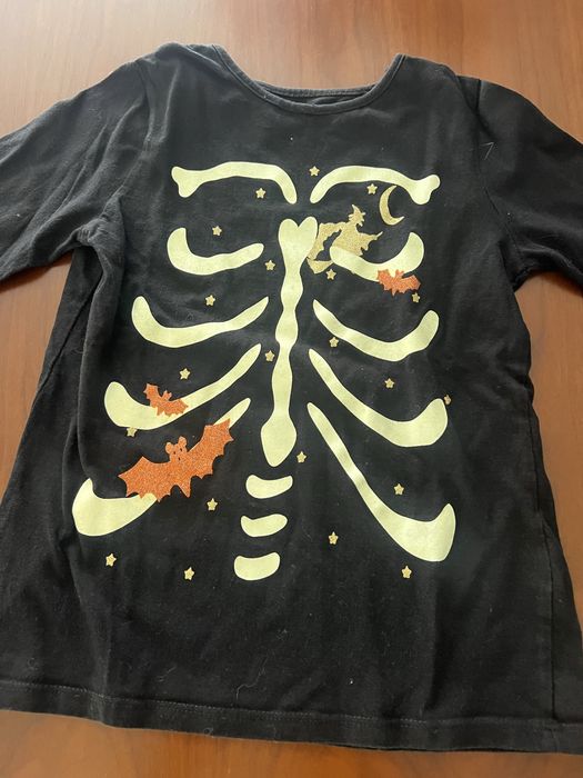 Sweat tshirt halloween 6 anos