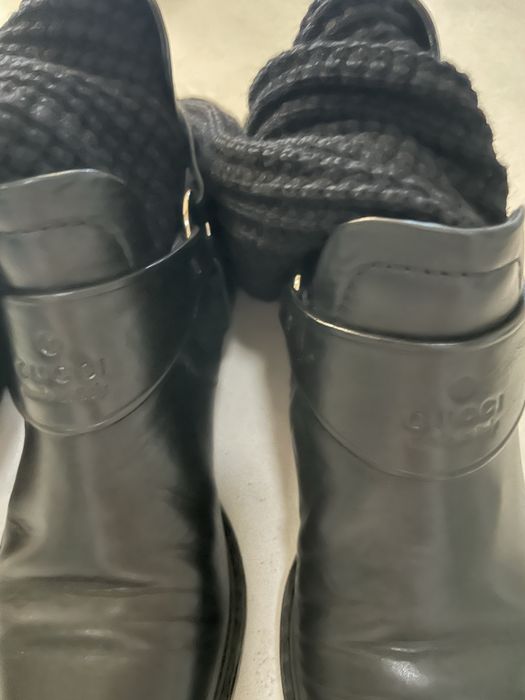 Botki ze skarpeta Gucci