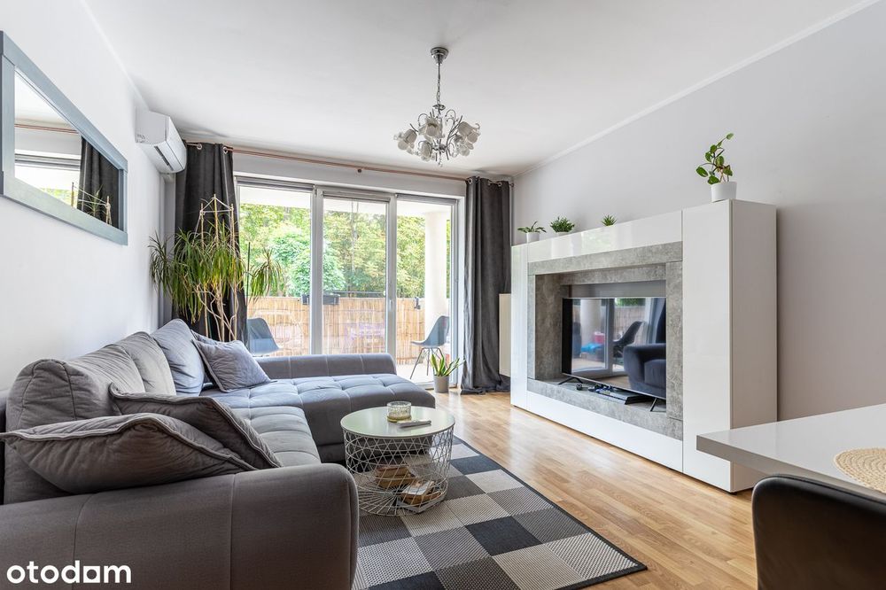 2 pokoje, 49,24m2, balkon, miejsce postojowe, klimatyzacja, parter