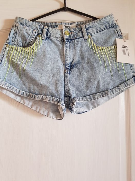 Джинсовые шорты Raw