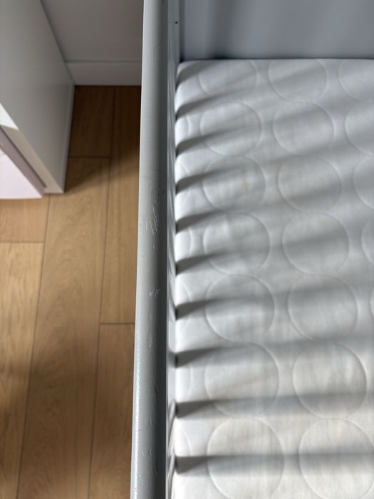 Łóżeczko Ikea Sundvik szare