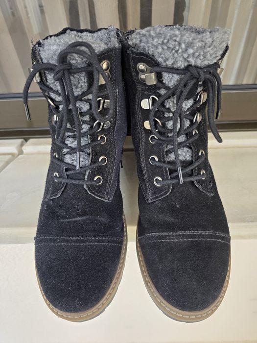 Botas de pele forradas