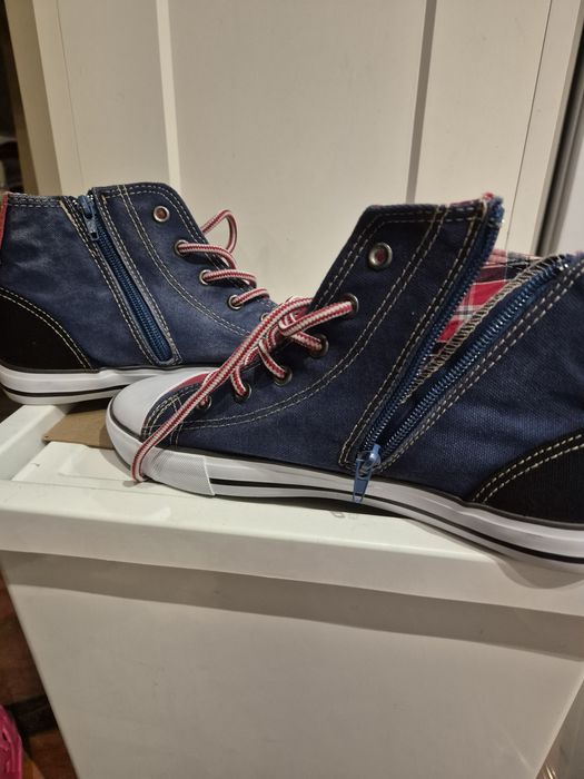 Nowe buty trampki damskie jeansowe  roz.39