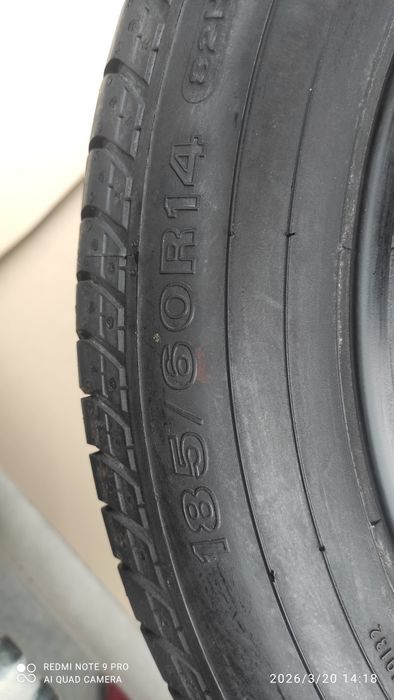 Шини 185/60/14. Dunlop sp spirt 2000