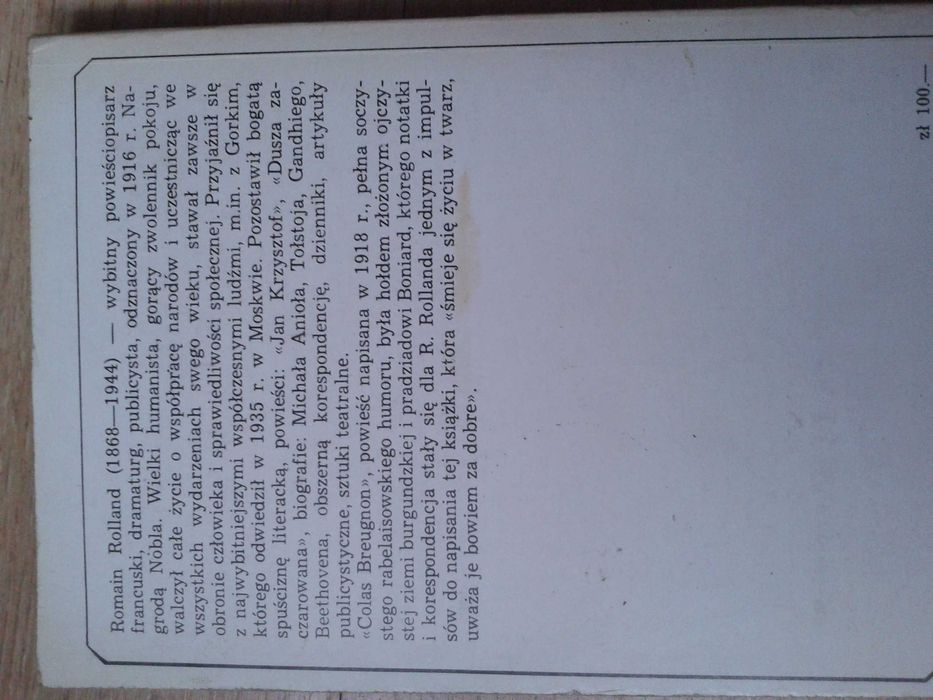 Książka Colas Breugnon Romain Rolland