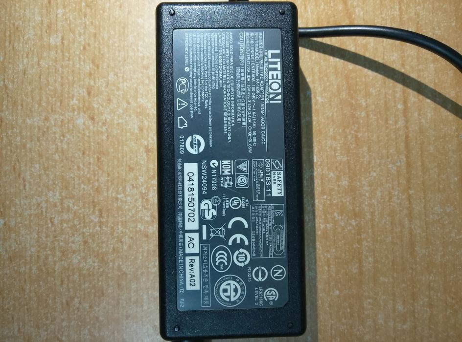 Zasilacz do laptopa LiteOn 19V 3,42 A