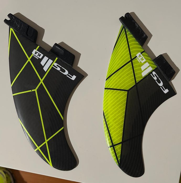 Quilhas Surf FCS II KA Small fins Carbono – Como Novas