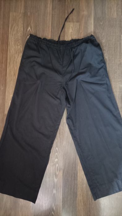 Plus size lniane spodnie H&M