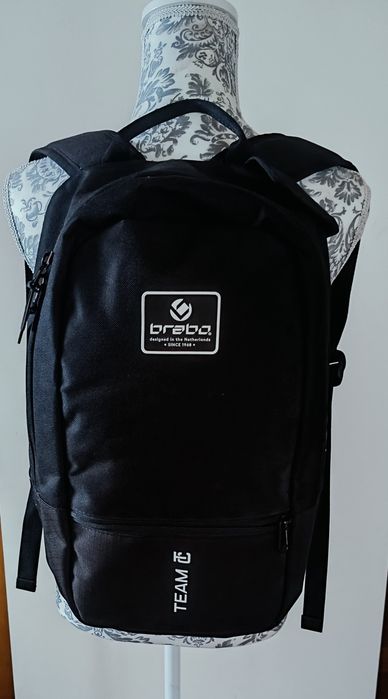 Plecak Brabo Team TC JR czarno-biały, unisex