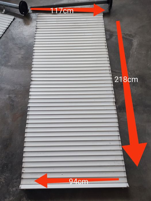 Estores de alumínio com rolo