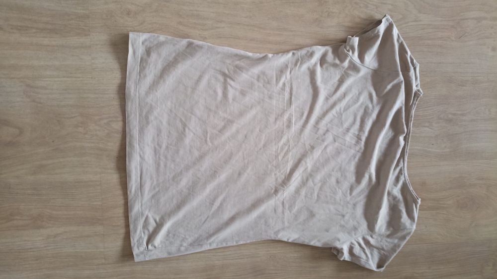 Bawełniana koszulka z krótkim rękawem H&M rozmiar L