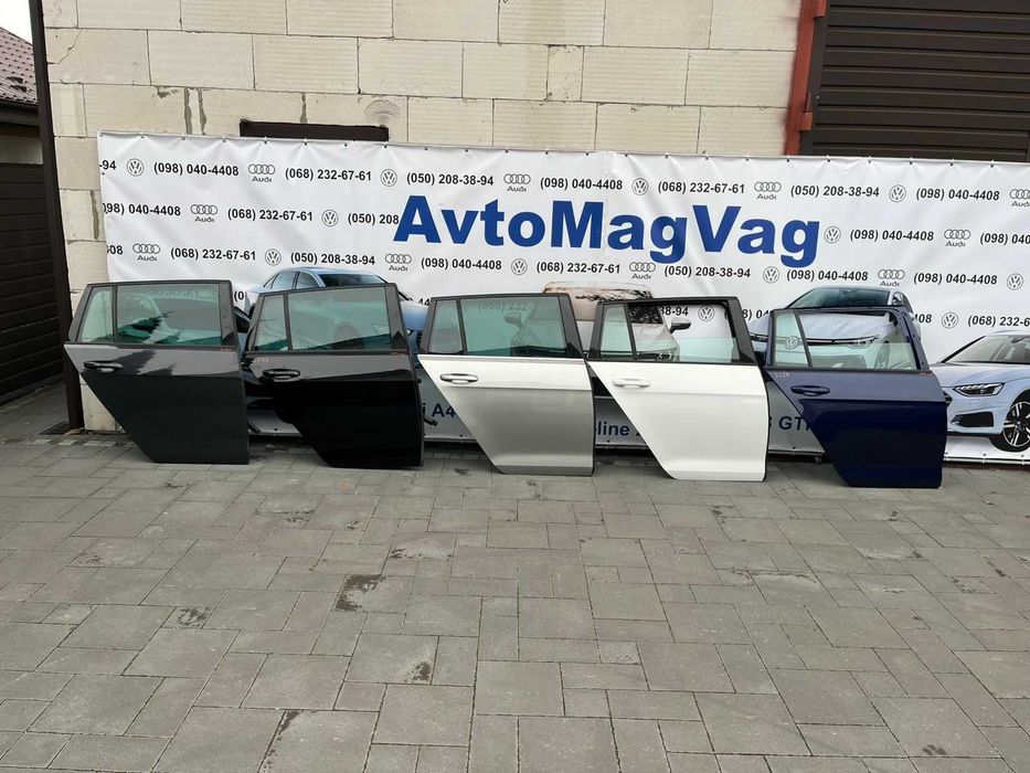 Двері передні R-L хечбек універсал  vw golf 7 VII  LI7F l041 lc9x