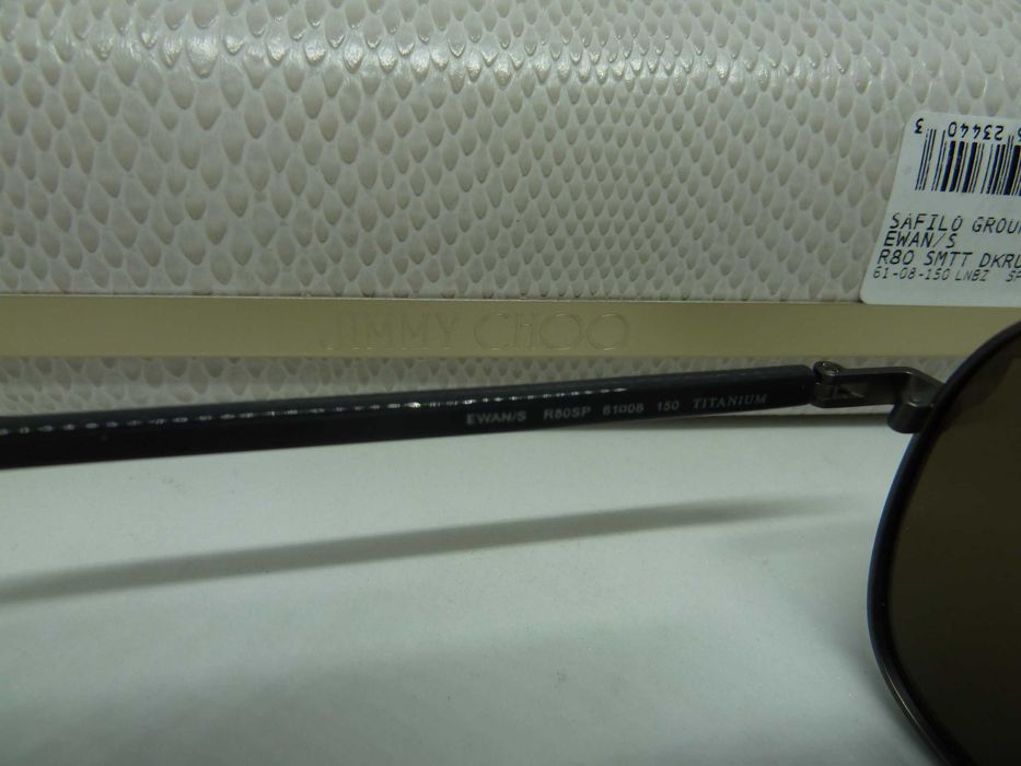 Óculos de sol Jimmy Choo 61-8-150 Titanium Polarized