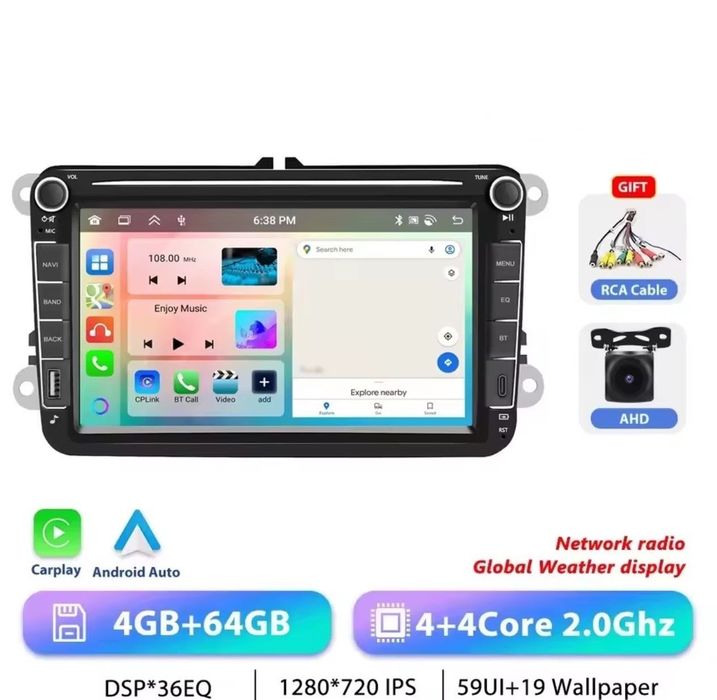 Radio Android VW Golf 6