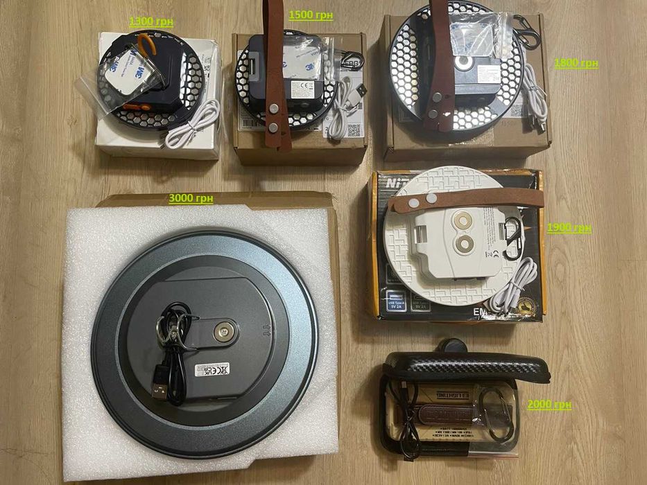 Мощный ручной фонарик Smiling Shark, 3 светодиода, LED аккумуляторный