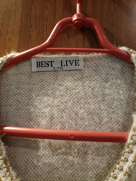 Sweterek PAUZZA wizytowy elegancki  sweter PREMIUM xl xxl