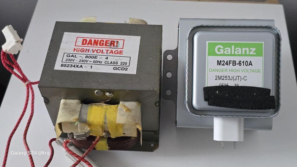 Transformator, magnetron do kuchenki mikrofalowej