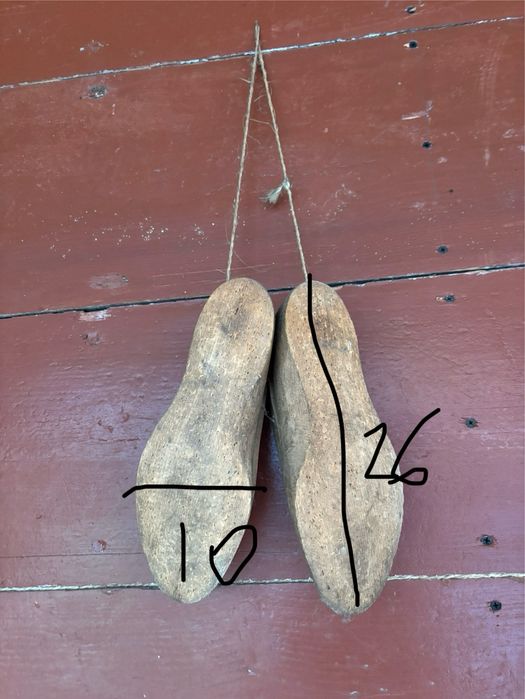 Stare, zabytkowe prawidło, kopyto do butów