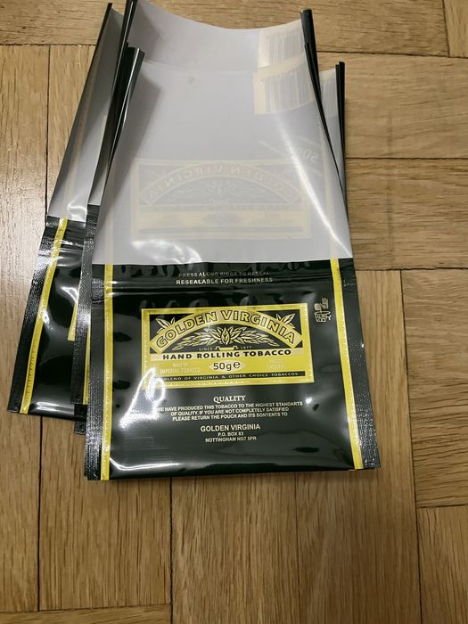 Opakowania zabki do tytoniu Golden Virginia 50 g kolekcjonerskie