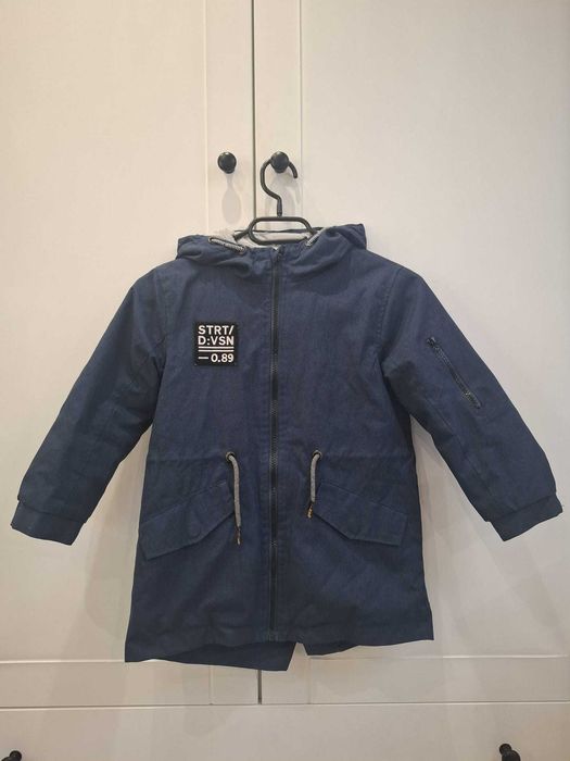 Kurtka parka granatowa Reserved chłopiec rozmiar 116