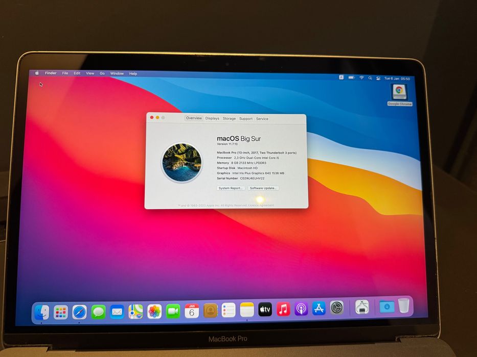 MacBook Pro 13” A1708 2017 8/128