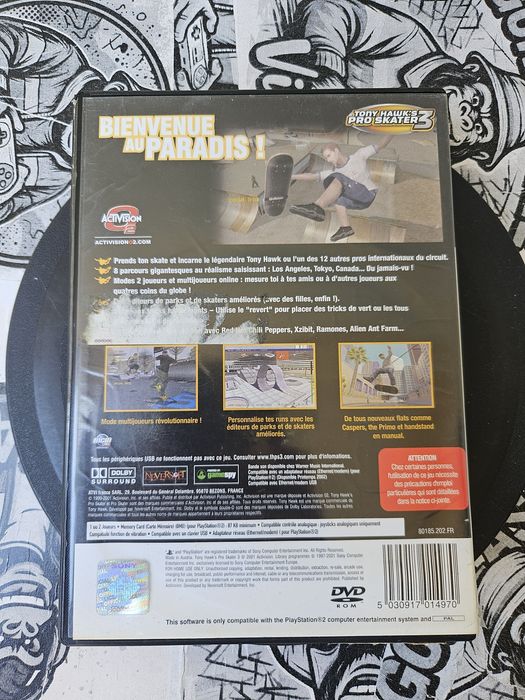 Jogo Tony Tony Hawk's Pro Skater 3 - PlayStation 2

Clássico absoluto dos jogos de skate. Versão em francês.

Disco com alguns riscos (cerca de 7/10),
