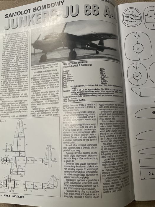 Mały Modelarz Junkers Ju 88 A-4