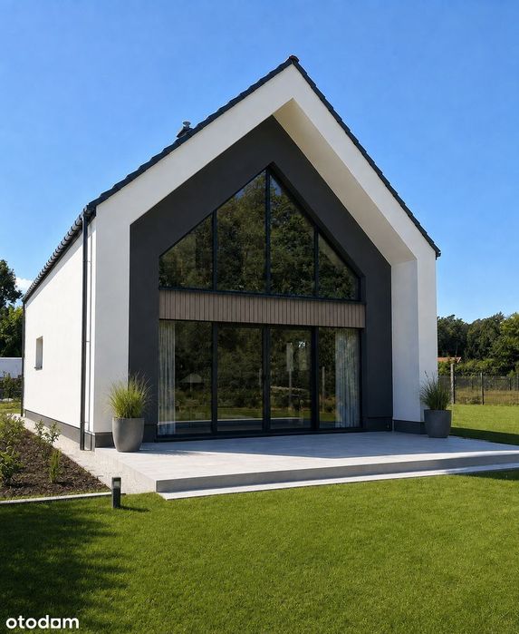Nowoczesny dom na Mazurach | Z GRANICĄ LASU, JEZIORO| Ostróda
