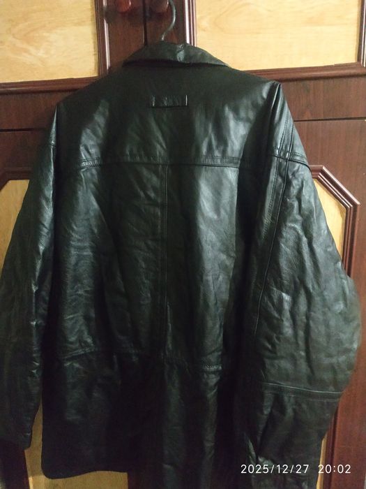 Куртка кожаная мягкая мужская