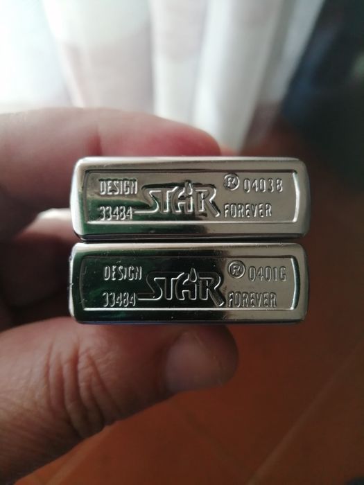 2 isqueiros Star de coleção, vazios
