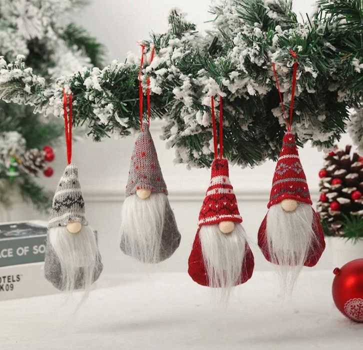 Декоративные скандинавские гномы украшение на рождество новый год