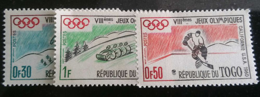 Filatelia selos do Mundo Togo 1925 e 1960