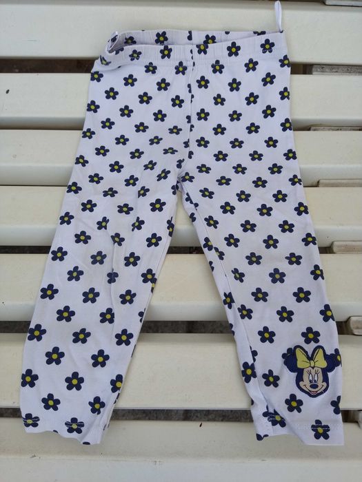 Calças menina em algodão - 12 - 18 meses - Diversos padrões - 86 cm