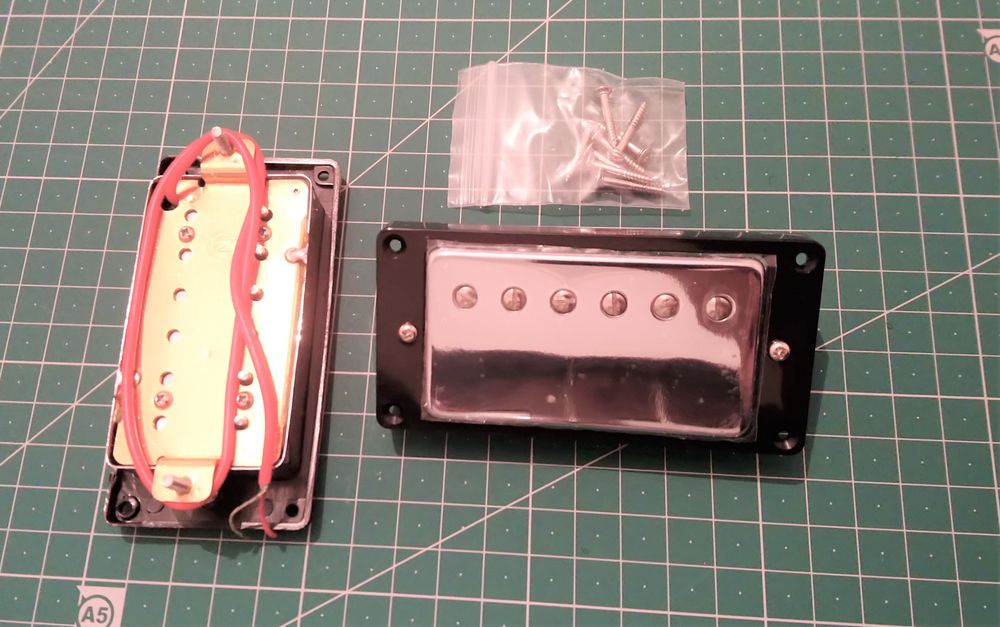 Guitarra eletrica - Humbucker Pickup