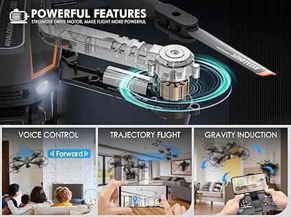 Dron Q10 Mini z kamerą składany QUADROCOPTER FPV 1080 HD