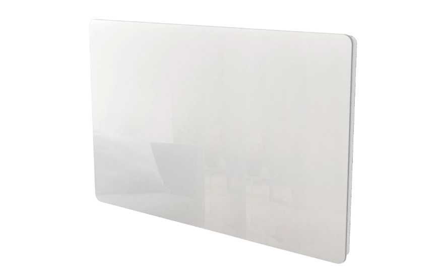 Elektryczny grzejnik Szklany 1500W Ekran LCD kolor biały