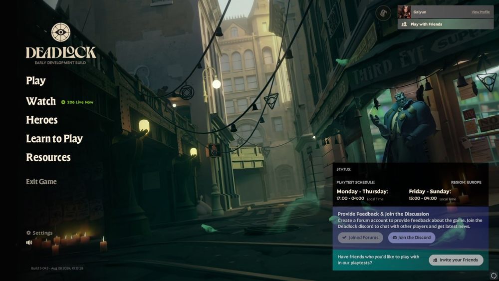 Запрошення до гри Deadlock