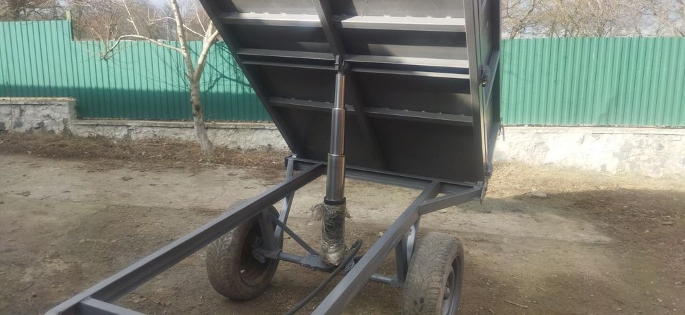 Причіп-самоскид саморобний, прицеп