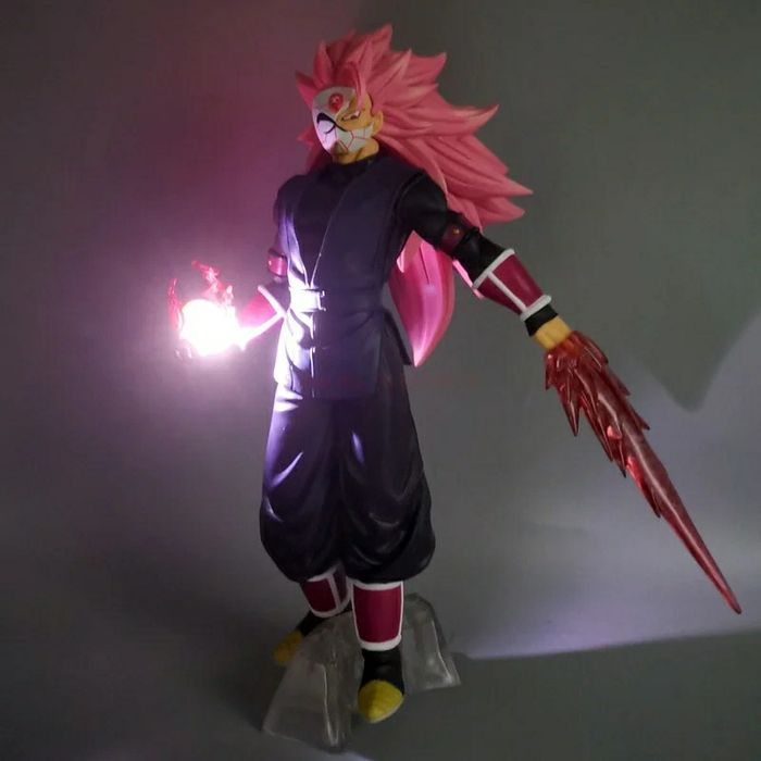[NOVA] Figura Goku Black SSJ3 Rosé Iluminada Premium