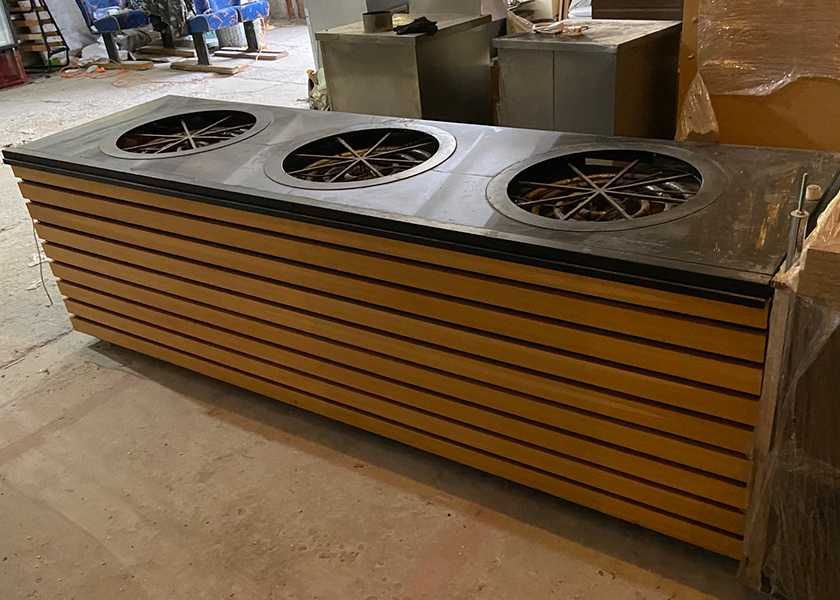 Б/у тепловая витрина для подогрева первых блюд для общепита ресторана