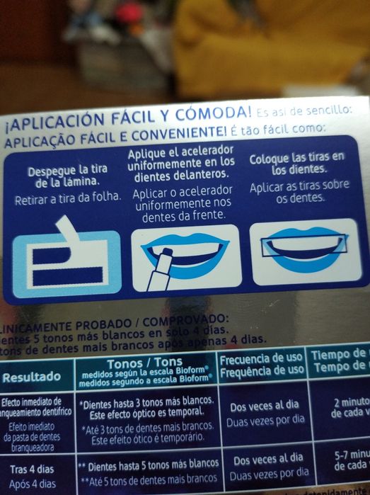 Tiras de branqueamento Rapidwhite