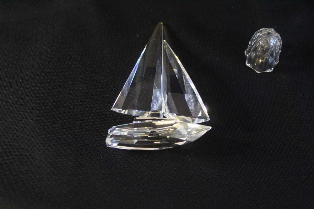 Veleiro de cristal Swarovski.