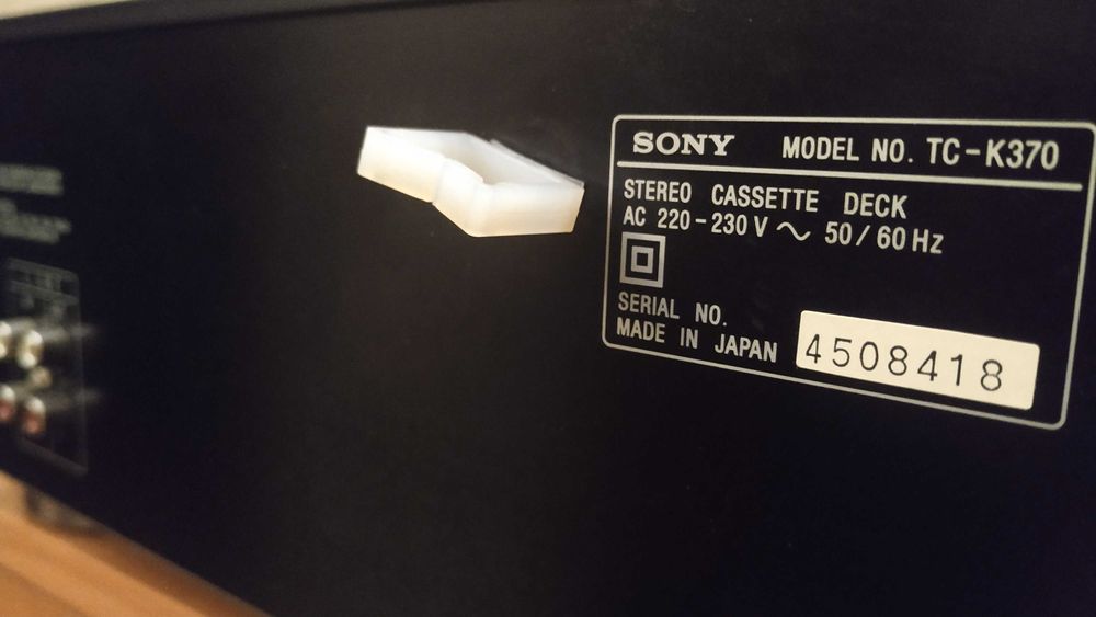 Sony TC-K 370, кассетная дека, Japan.