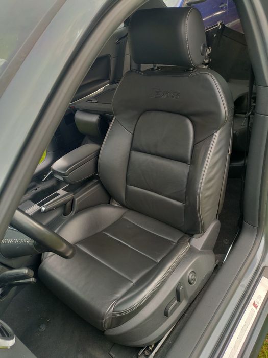 Audi RS3 8P S3 A3 fotel lewy elektryka elektryczny stelaż skóra kanapa oparcie tył MCdonald podłokietnik