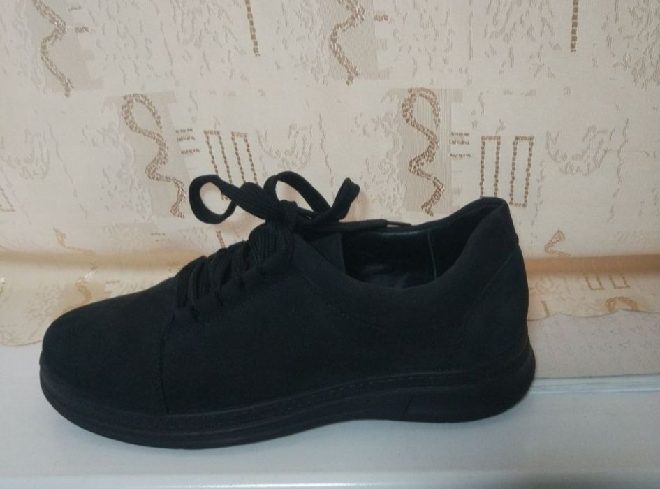 Макасини чорні  замш натуральний